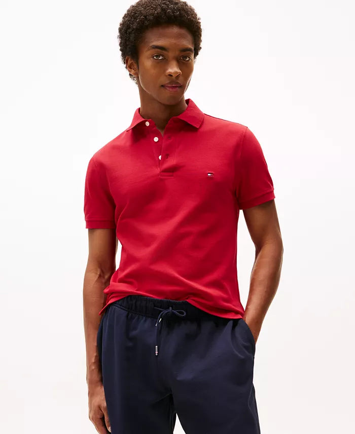 

Мужская поло 1985 Slim Fit Tommy Hilfiger, красный