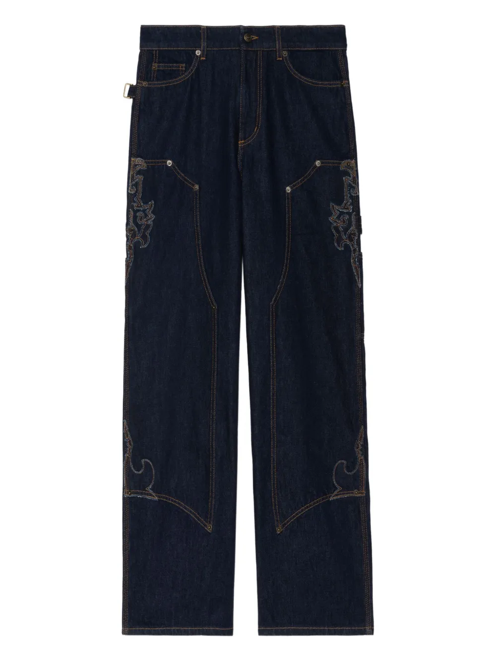 

Широкие джинсы с вышивкой Zadig&Voltaire, синий