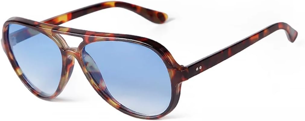 

Солнцезащитные очки с защитой от УФ-излучения UV400 | Увеличенный размер линз с градиентом синего цвета | Яркие линзы для занятий спортом на открытом воздухе и вождения DSVIGF, 08