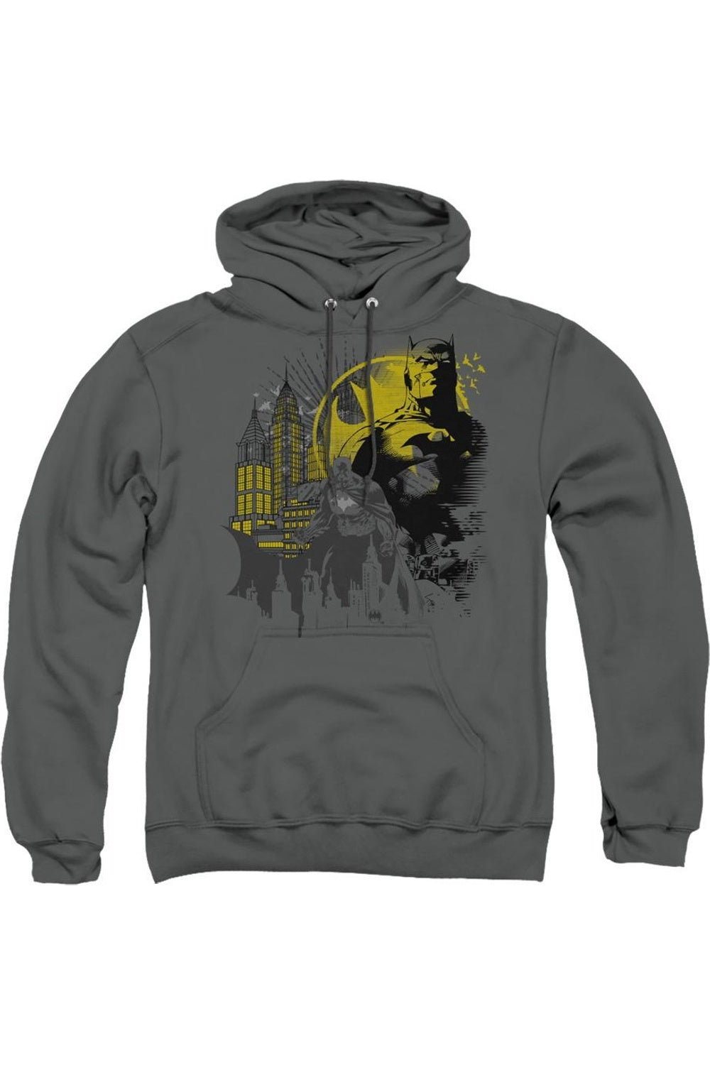 

Толстовка с капюшоном Batman The Dark City для взрослых Gildan, цвет charcoal