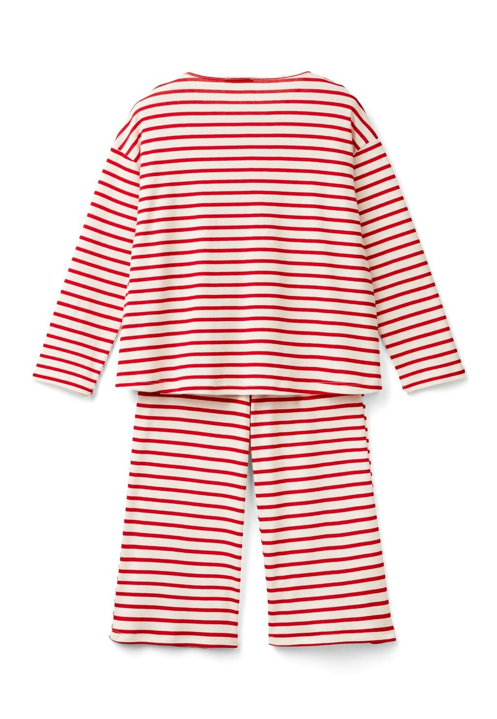 

Пижамный комплект LOOSE-FITTING STRIPED SET United Colors of Benetton, красный