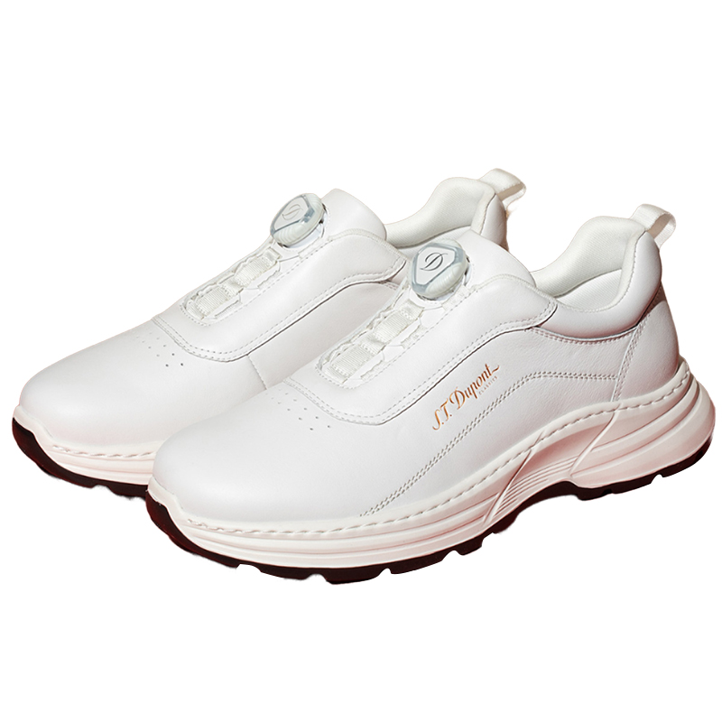 S.T.Dupont S. T.DUPONT мужские низкие кеды Casual черный/белый — фото 3