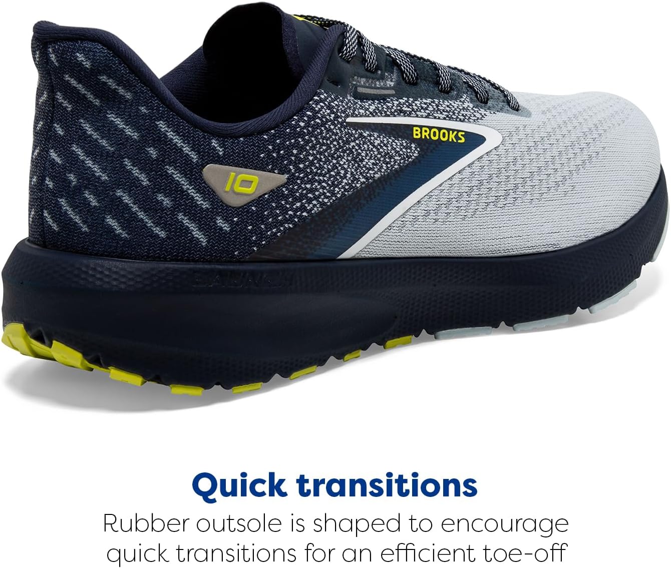 Мужские нейтральные беговые кроссовки Brooks Launch 10, синий — фото 3