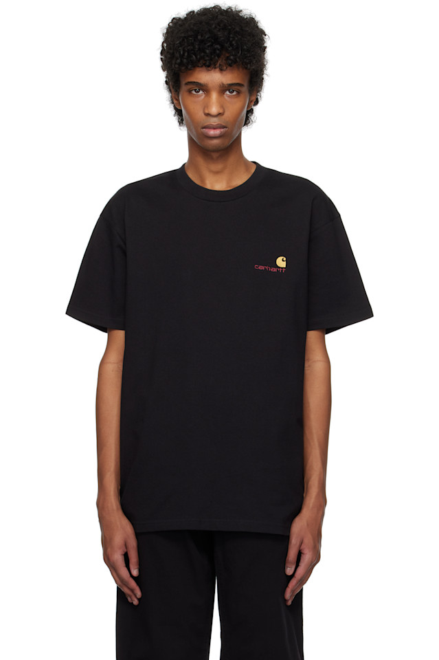 

Американская футболка Script Carhartt Work In Progress, черный