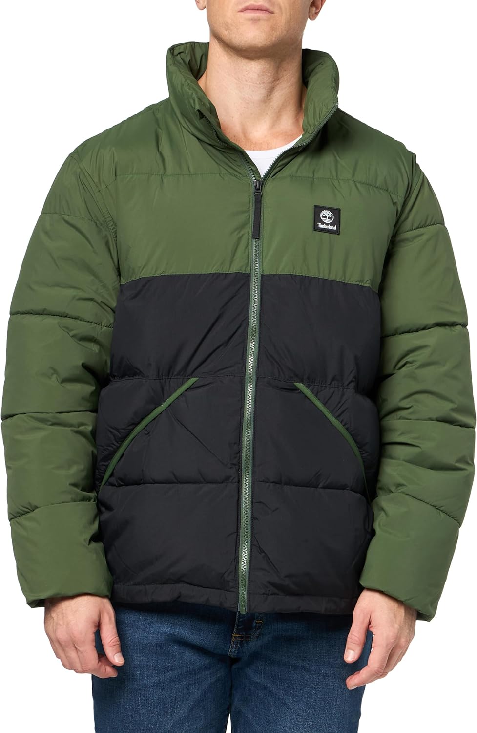 

Timberland мужская синтетическая утепленная пуховая куртка, Black Forest-Black