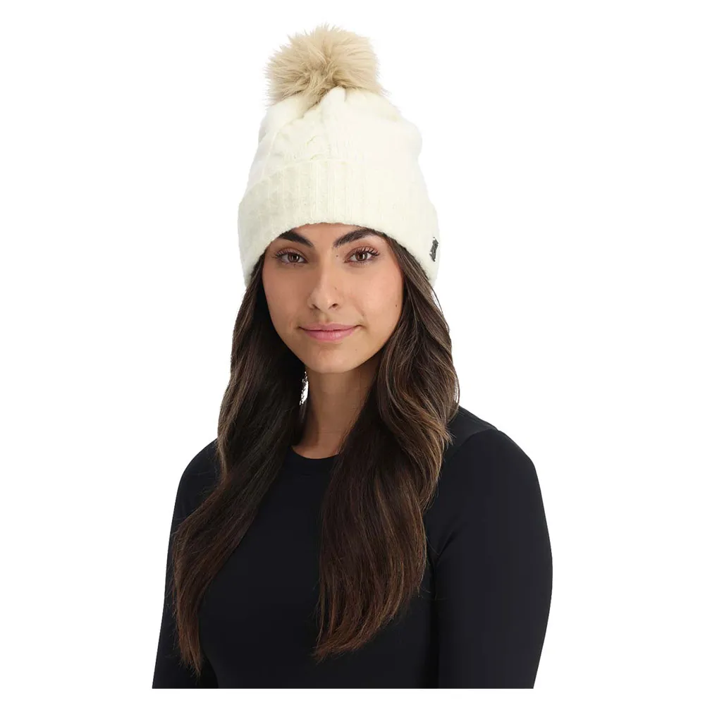 

Шапка Spyder Plait Pom, белый