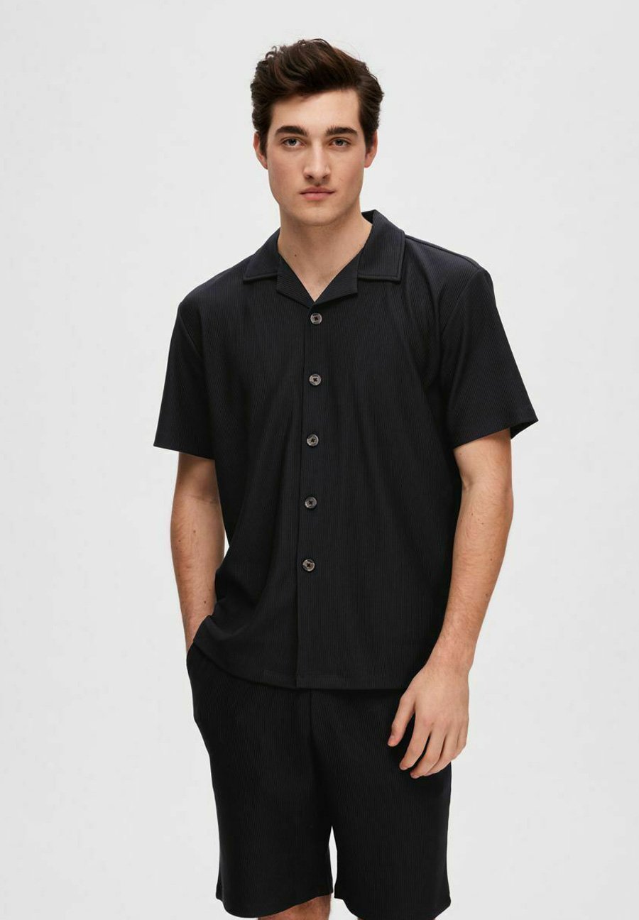

Рубашка KURZARM Selected Homme, черный