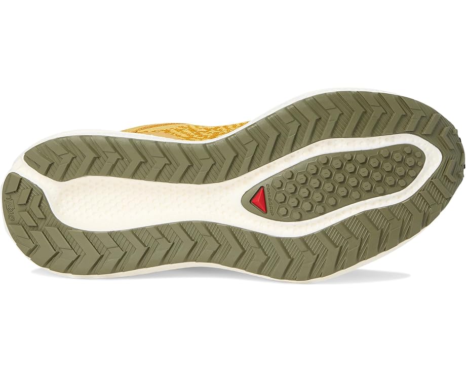 Кроссовки Salomon Aero Glide 3 Grvl, цвет Spicy Mustard/Vanilla Ice/Deep Lichen Green — фото 3