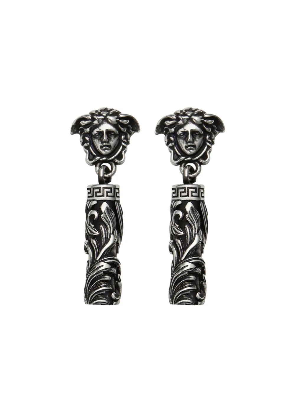 

Серьги-колонны с головой Медузы VERSACE, серебряный