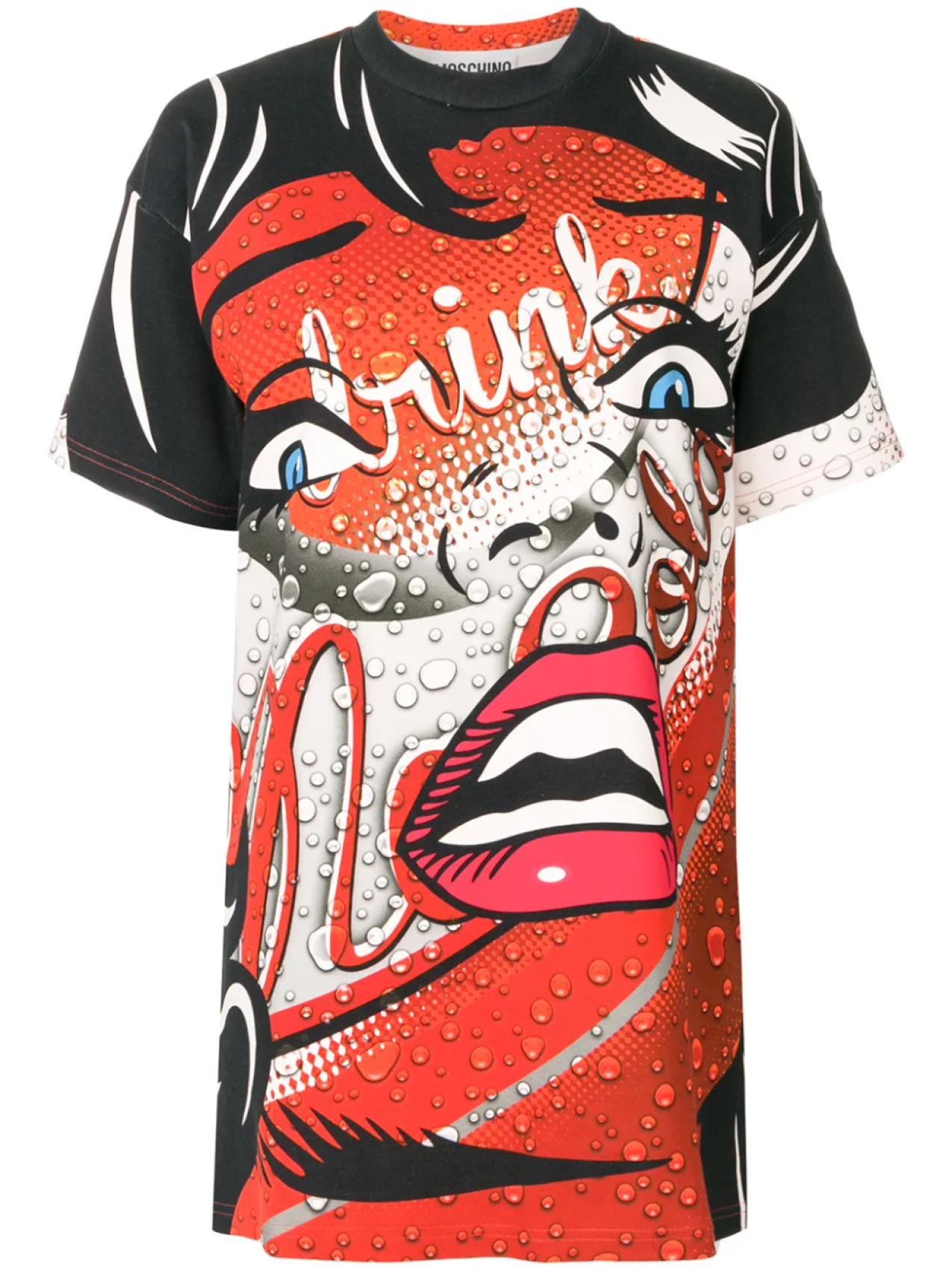 

Moschino платье-футболка 'Coca Cola', мультиколор