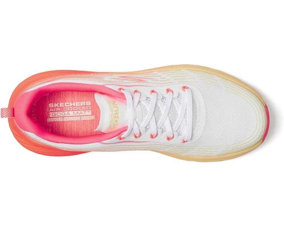 Кроссовки SKECHERS Max Cushioning Elite 2.0 Speed Play, цвет White/Pink — фото 2