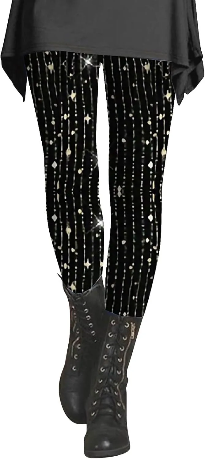 

Секвиновые леггинсы для женщин High Waisted с карманами