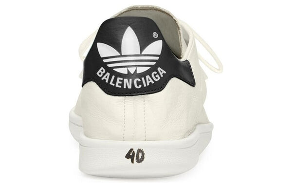 Кроссовки x adidas originals stan smith sneakers 'white black' Balenciaga, белый — фото 4