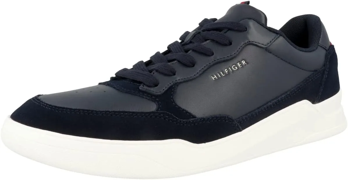Мужские кожаные кроссовки Tommy Hilfiger Elevated Cupsole с высокой подошвой — фото 4
