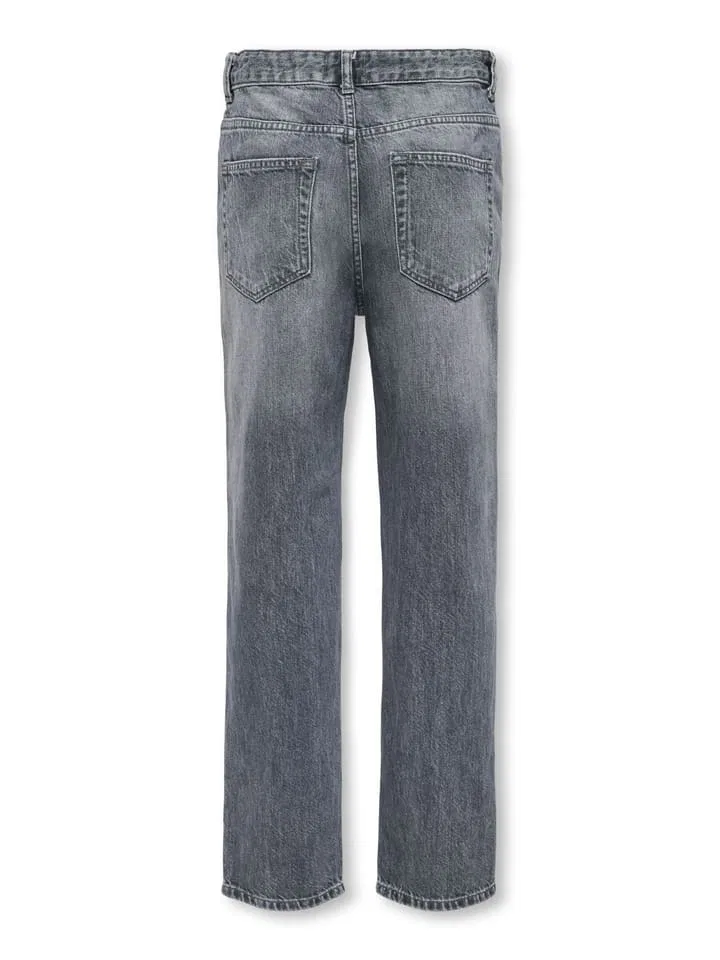 Джинсы Straight fit ONLY & SONS Junior, серый — фото 2