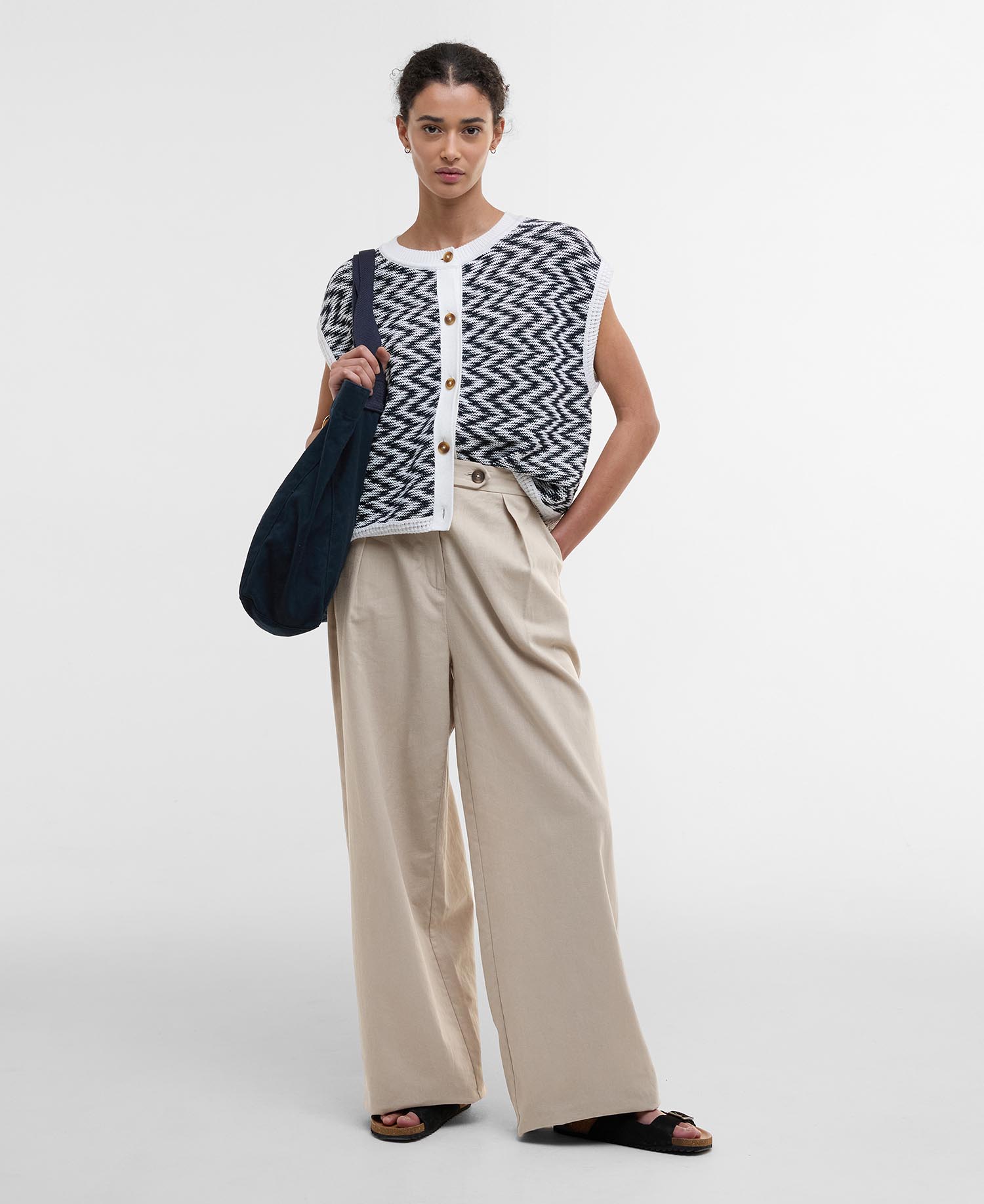 

Широкие брюки Barbour Lucy, Light Sand