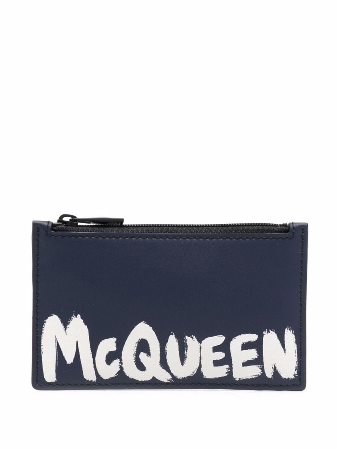 

Alexander McQueen кошелек на молнии с логотипом, синий