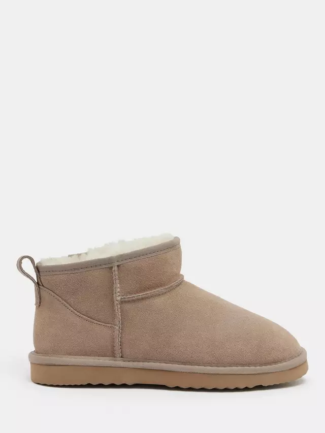 Ботильоны HUSH Ultra Mini Sheepskin, цвет stone