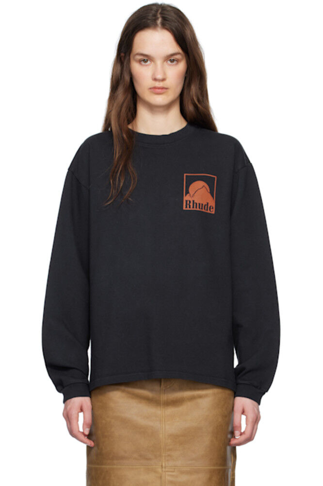 

Черная футболка со значком «Лунный свет» Rhude