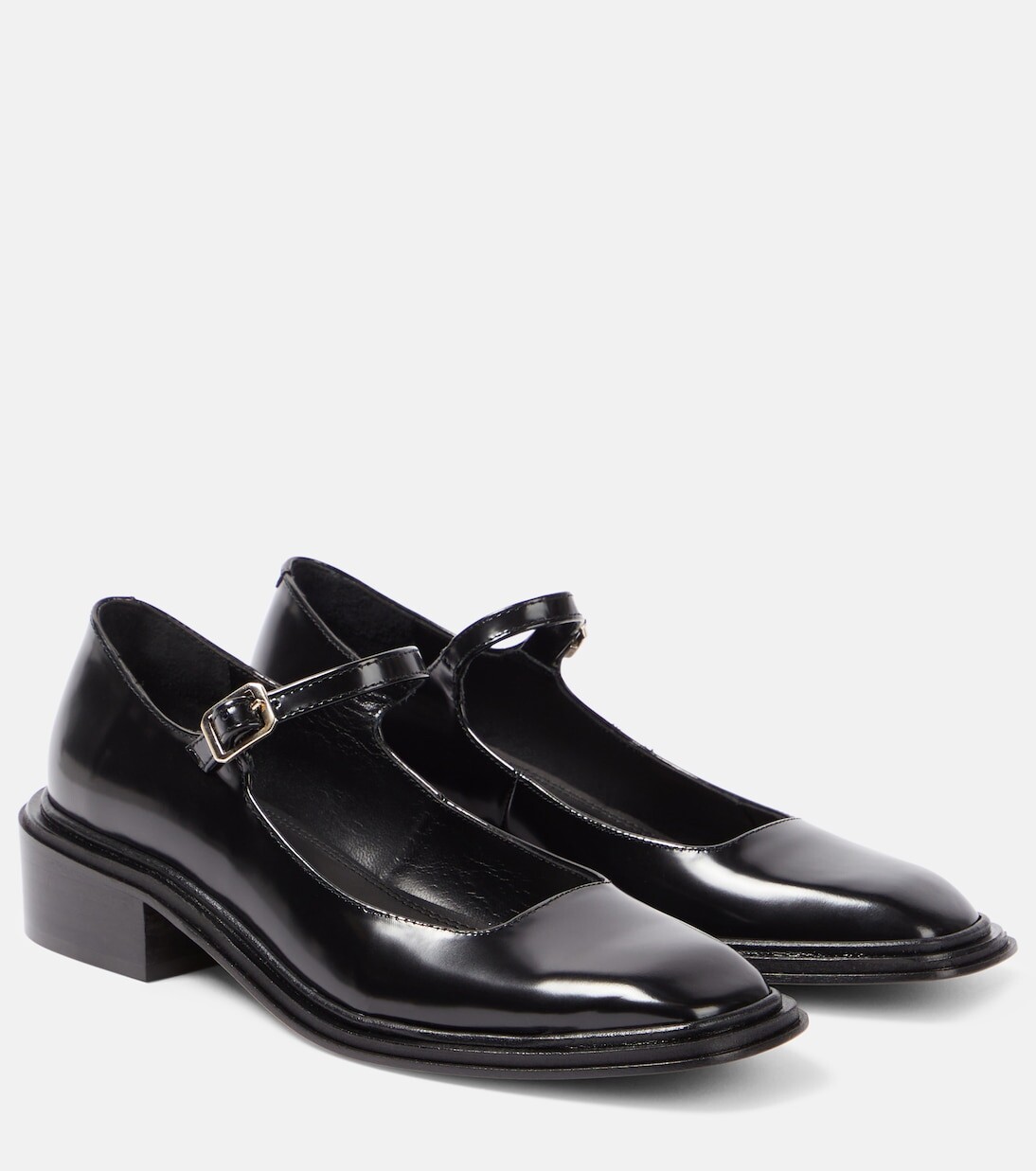 Кожаные балетки мэри джейн penelope Souliers Martinez, черный