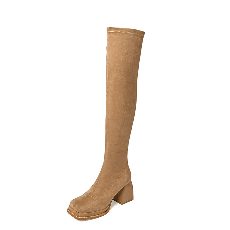 

Сапоги Mo Lin Over-The-Knee Boots Women's, цвет Apricot