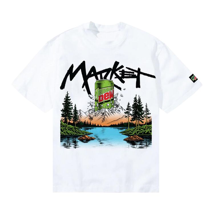 

Футболка Market x Mountain Dew Mountain Calling, белый