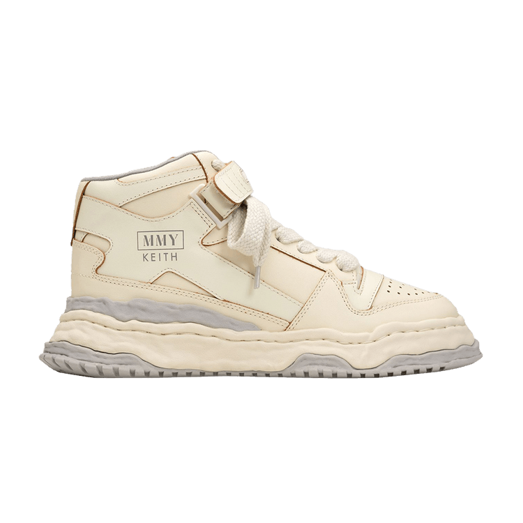 

Кроссовки Maison Mihara Yasuhiro Keith OG Sole Leather High 'White', белый