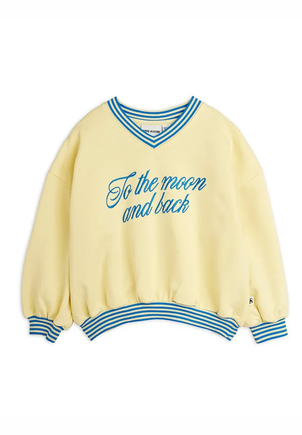 Толстовка унисекс «к луне» Mini Rodini, Yellow