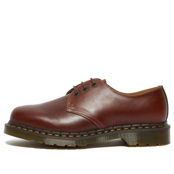 

Кроссовки dr.martens 1461 abruzzo leather shoes 'brown black' Dr. Martens, черный