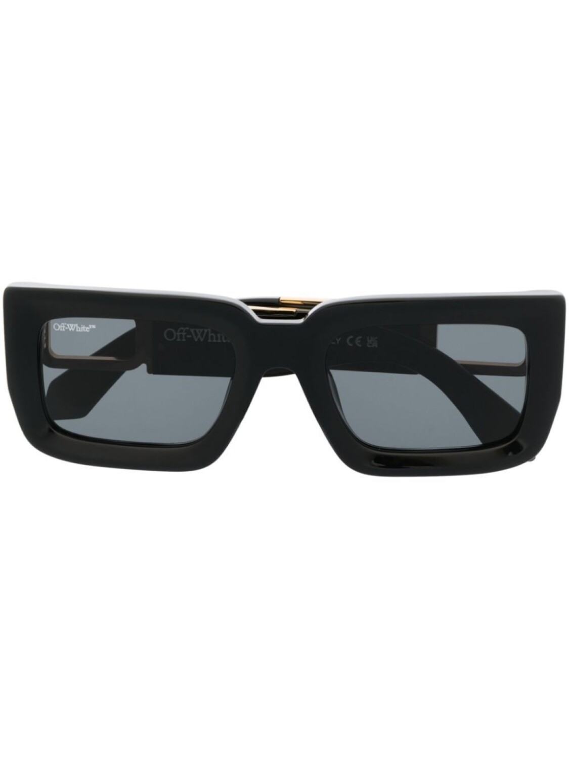 

Off-White Eyewear солнцезащитные очки Boston с логотипом, черный