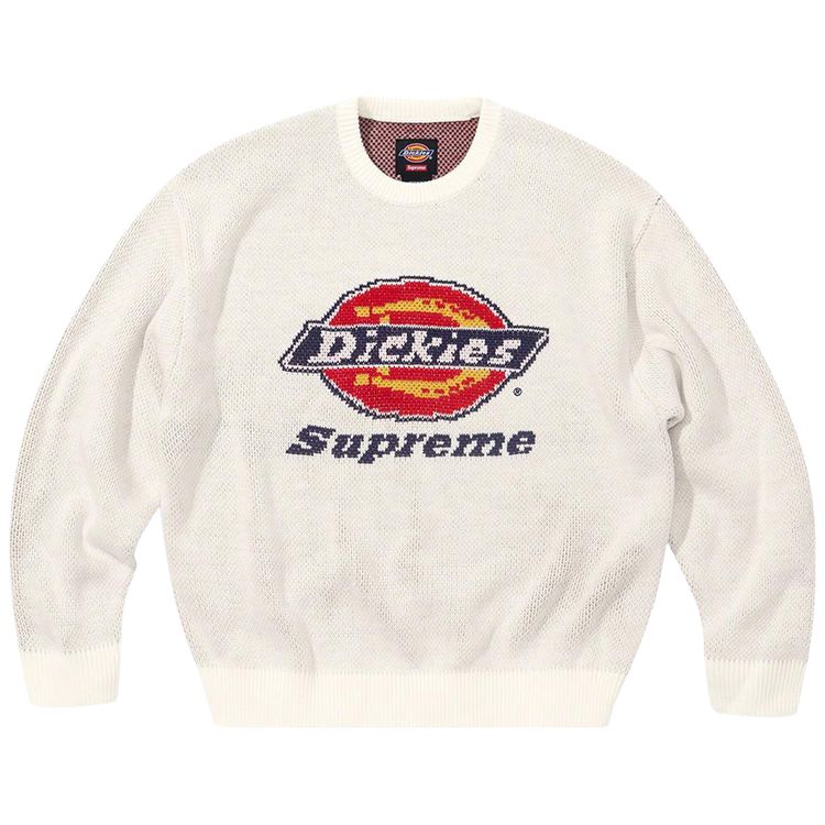 

Свитер Supreme x Dickies Sweater 'White', белый
