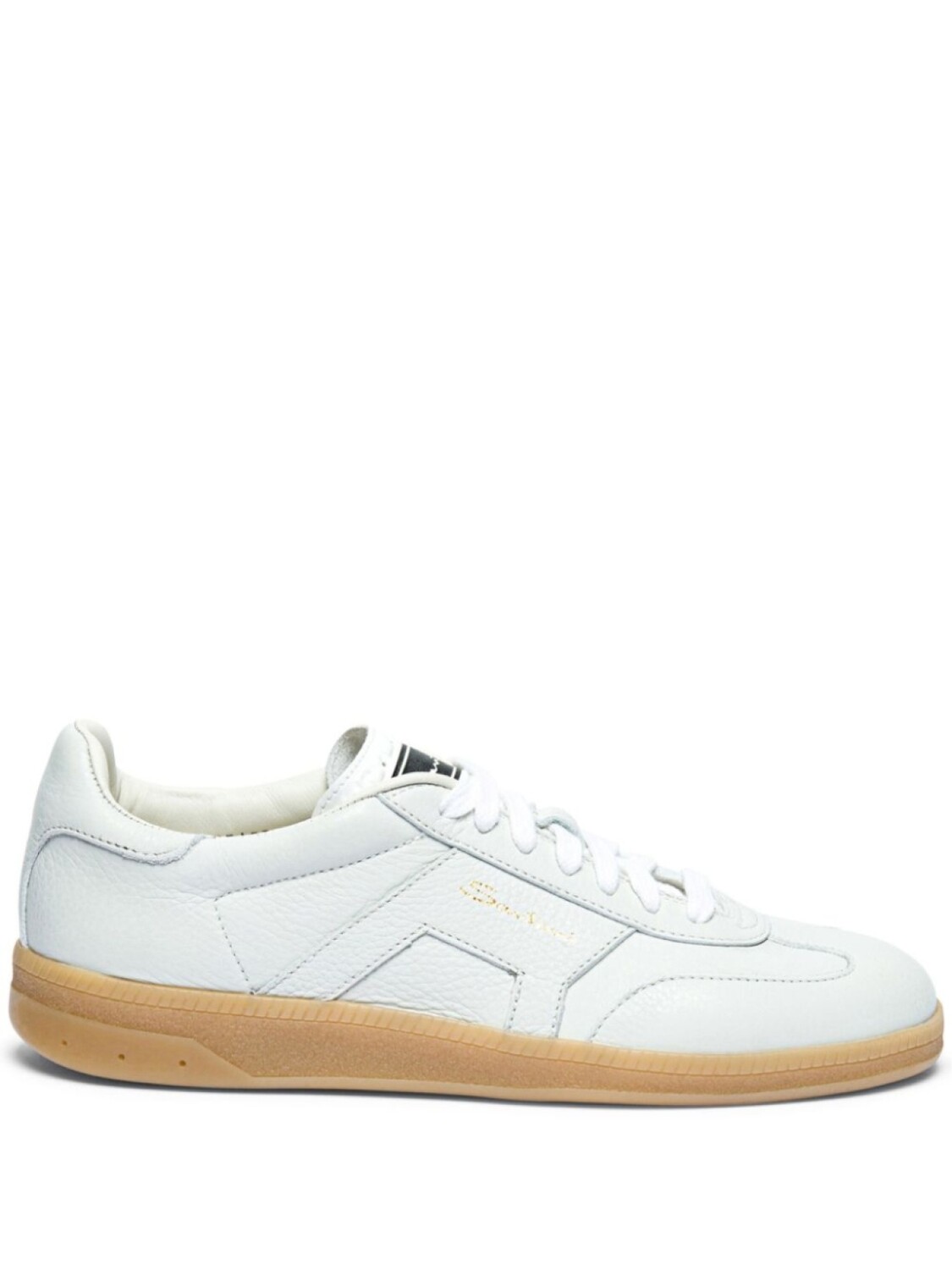 

Кроссовки Santoni из кожи, белый