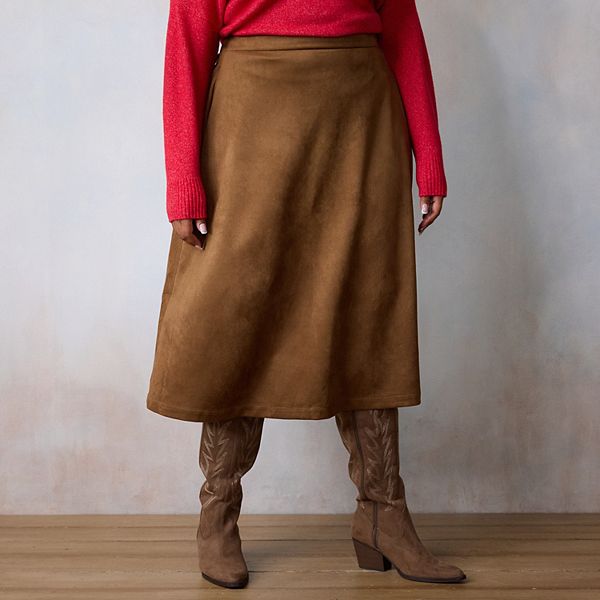 

Юбка миди полукруглая Plus size Lc Lauren Conrad