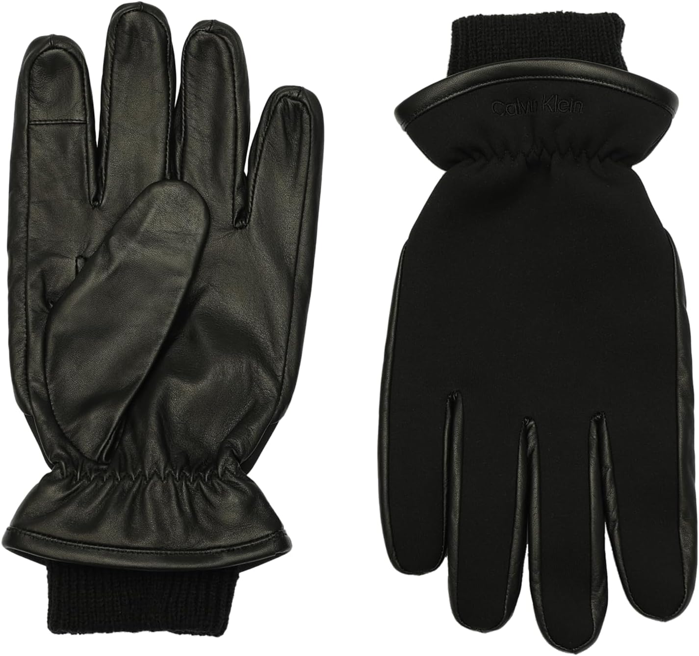

Мужские перчатки Calvin Klein из неопреновой кожи, Black