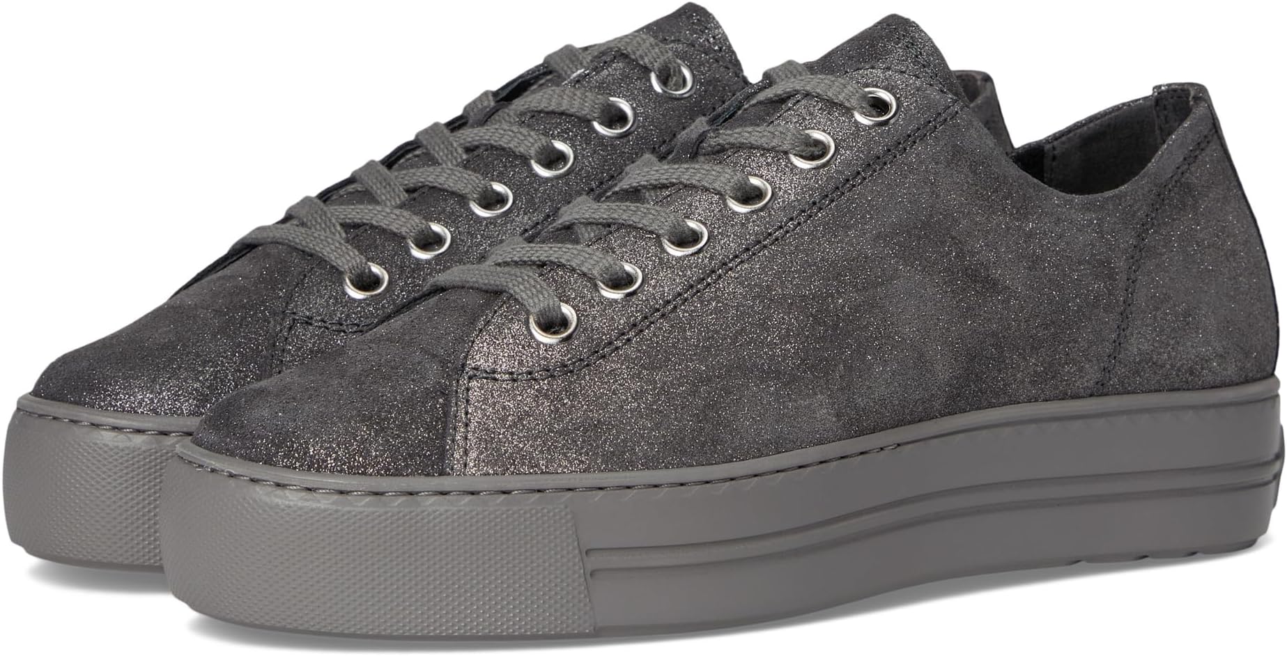 Кроссовки Paul Green Bixby Sneakers, Iron Soft Suede Metallic