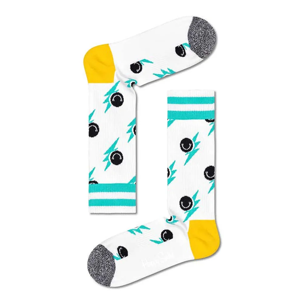 

Носки Happy Smile Flash Crew White long, белый