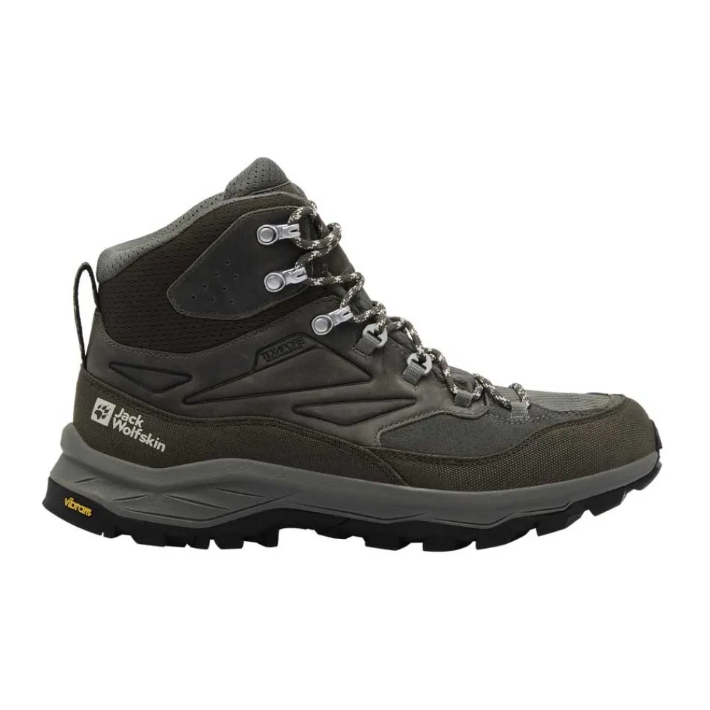 

Треккинговые ботинки Jack Wolfskin Cyrox Texapore Mid, серый