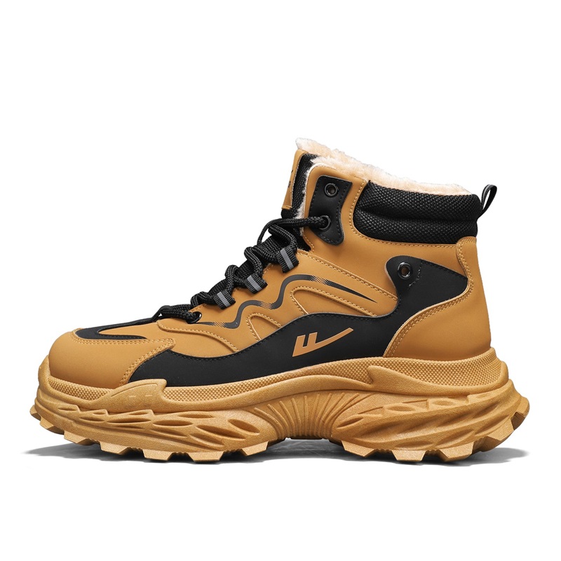 

WARRIOR Ботинки тактические мужские Synthetic Leather 11cm Earth Yellow Black