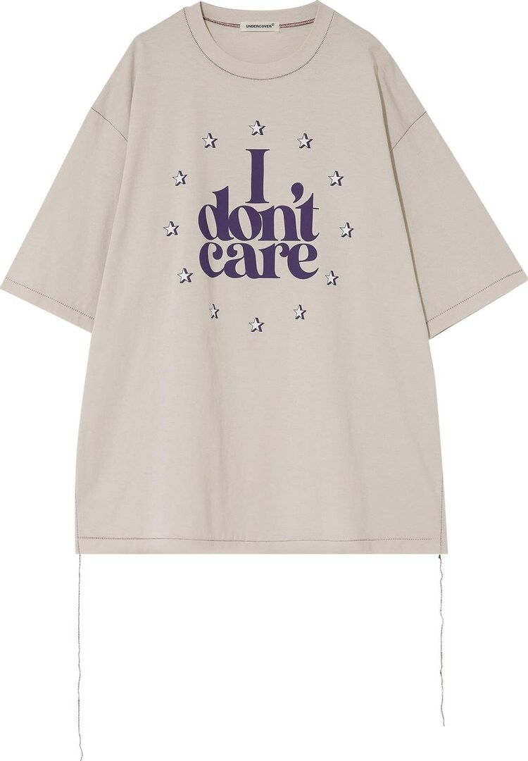 

Футболка Undercover I Don't Care 'Light Beige', загар