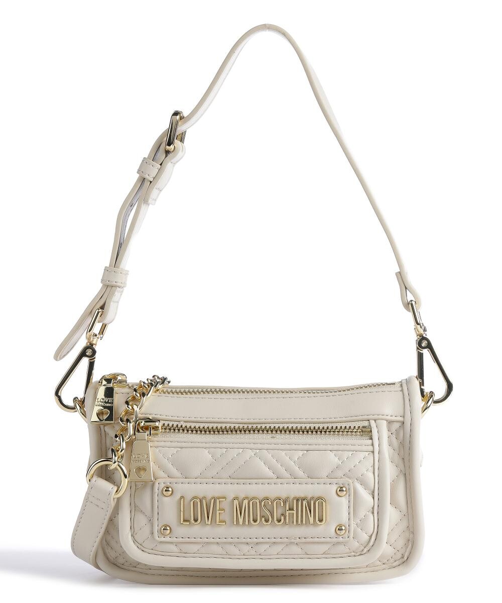 

Стеганая сумка через плечо из искусственной кожи Love Moschino, белый