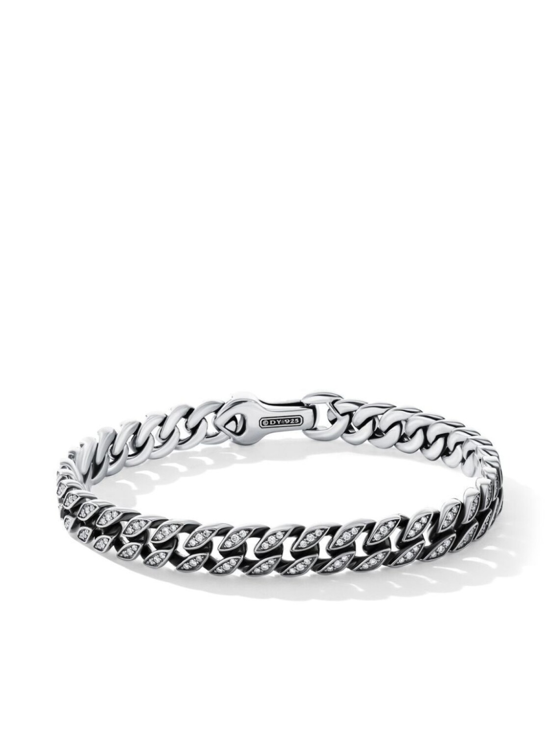 

Серебряный цепочный браслет с бриллиантами David Yurman