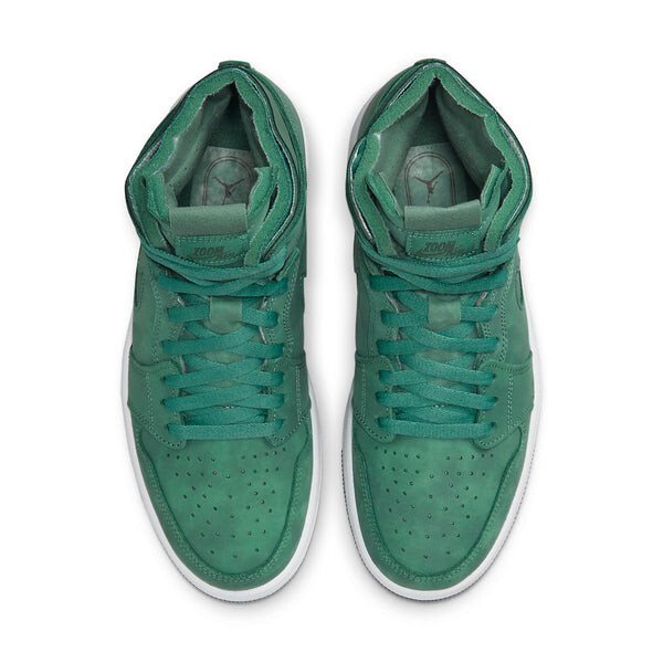 Кроссовки 1 высокие zoom комфорт Air Jordan, зеленый — фото 4