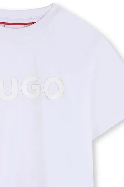 Футболка детская HUGO, белый — фото 3