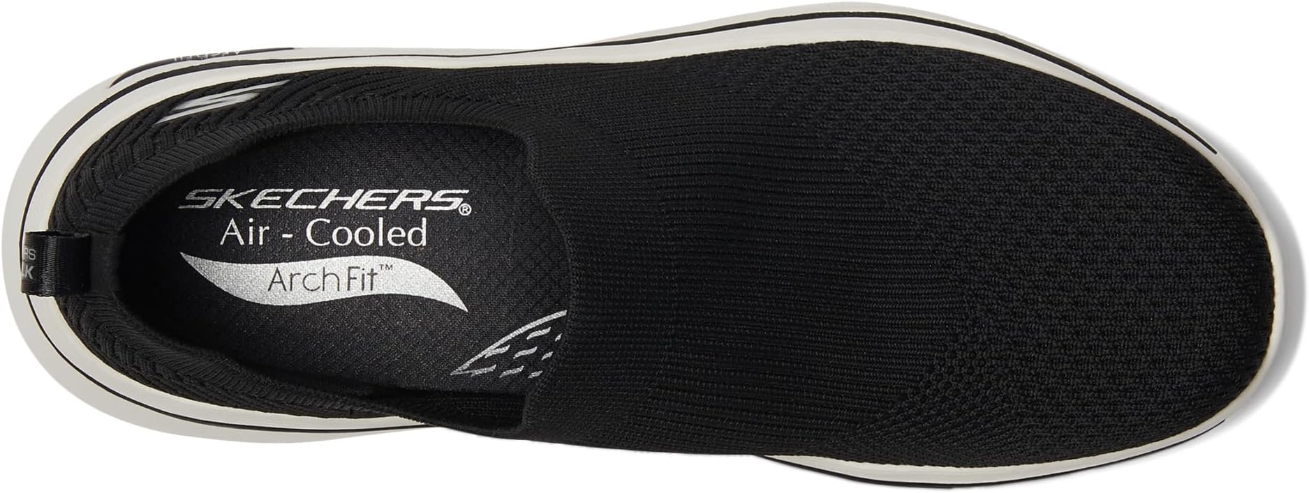 Кроссовки SKECHERS Performance Go Walk Arch Fit 2.0 - Paityn, цвет Black/White — фото 2