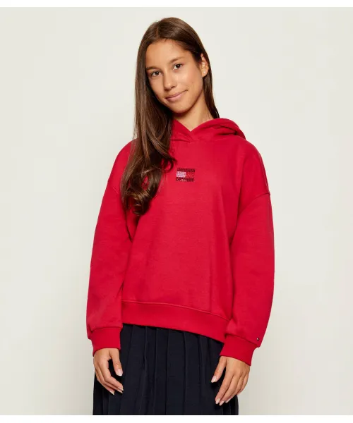 

Толстовка Regular fit Tommy Hilfiger, красный