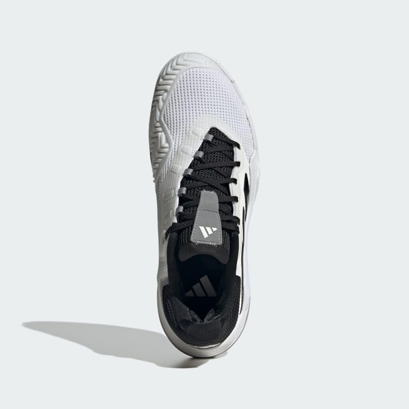 Мужские кроссовки Adidas Barricade 13, белый/черный/серый — фото 3