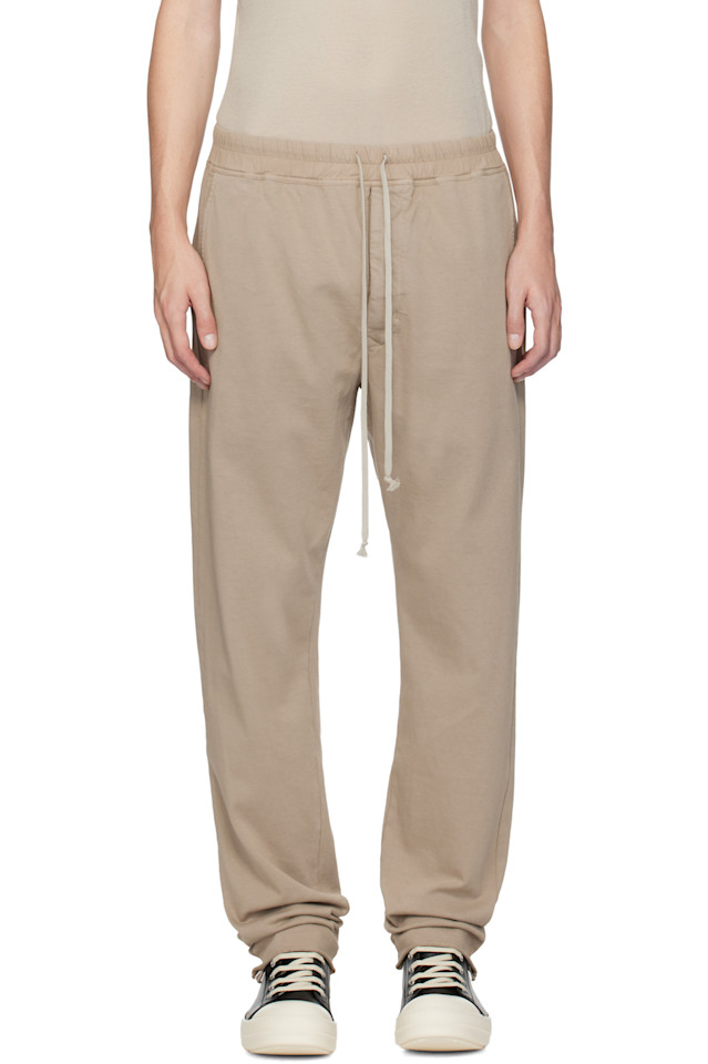 

Rick Owens Drkshdw Бежевые спортивные штаны Concordians Berlin на завязках