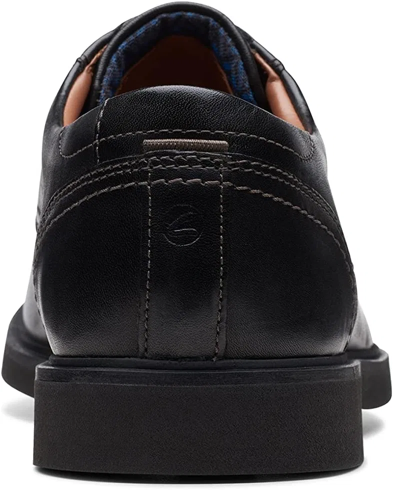 Оксфорды Clarks, Black Leather — фото 3