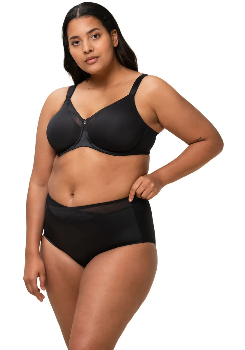 

Корректирующие трусы Triumph "True Shape Sensation Maxi", с модным эластичным тюлем, моделирующий эффект, черный