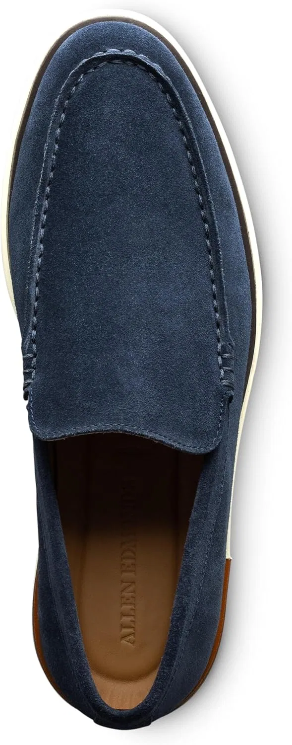 Мокасины из замши Allen Edmonds, темно-синие — фото 4